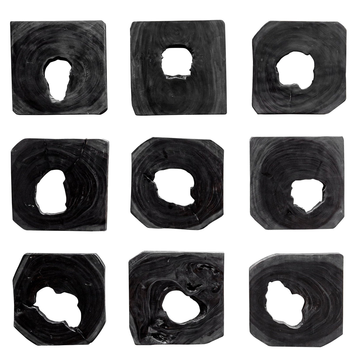 Bahati Wood Wall Art - Set Of 9 | Uttermost | Home Elegance USA