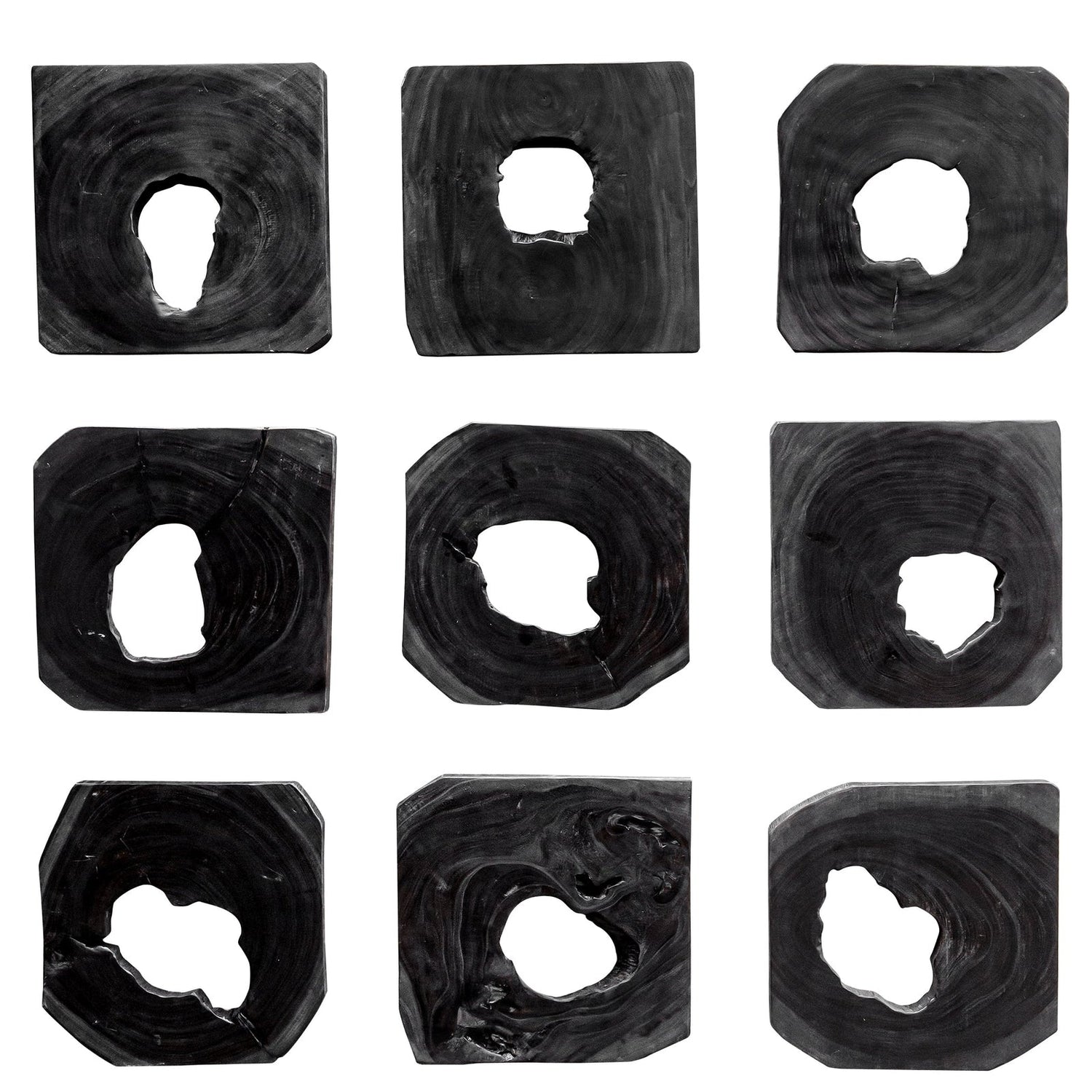 Bahati Wood Wall Art - Set Of 9 | Uttermost | Home Elegance USA