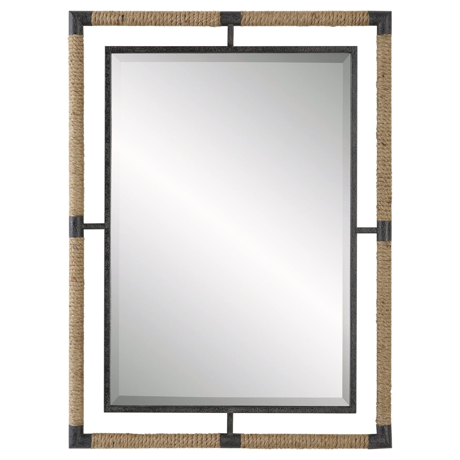 Uttermost Melville Iron & Rope Mirror - Home Elegance USA