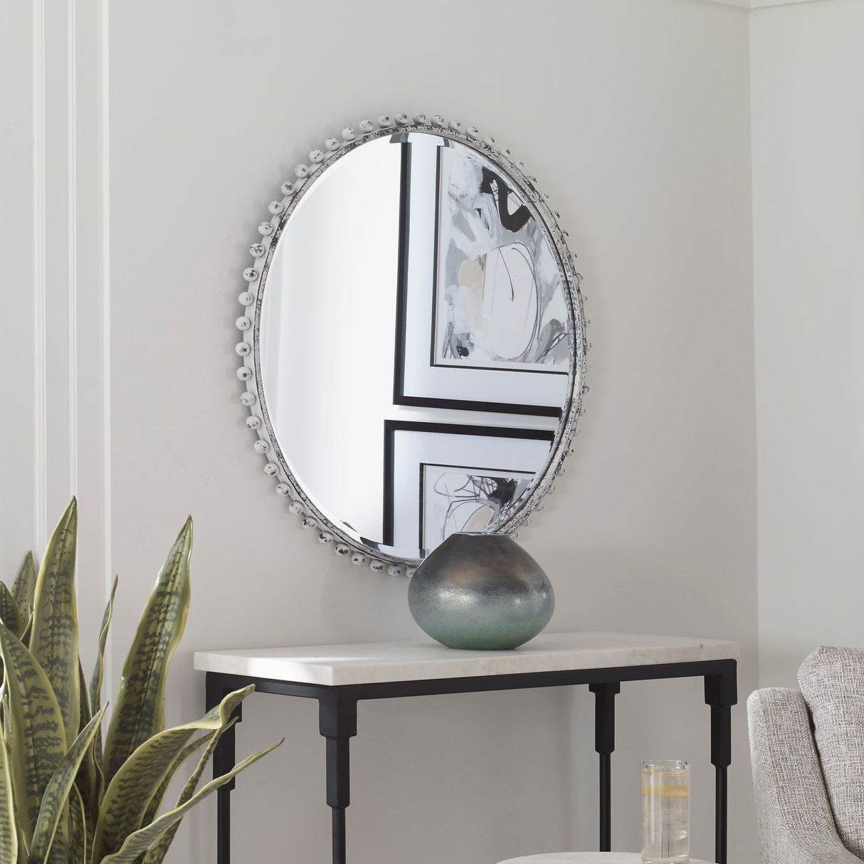 Uttermost Taza Round Mirror - Home Elegance USA