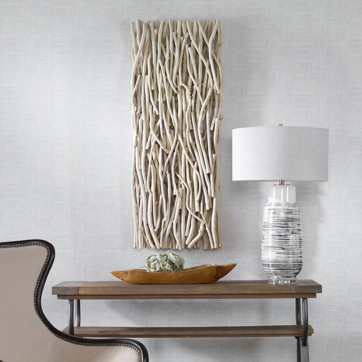 Uttermost Gathered Teak Wood Wall Decor - Home Elegance USA