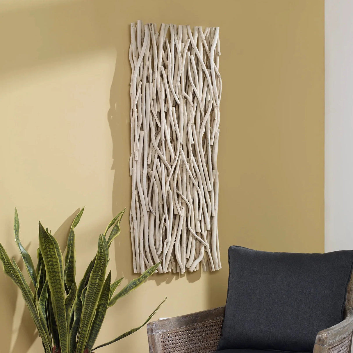 Uttermost Gathered Teak Wood Wall Decor - Home Elegance USA
