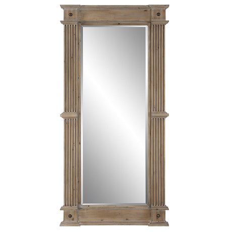 Uttermost Mcallister Natural Wood Oversized Mirror - Home Elegance USA