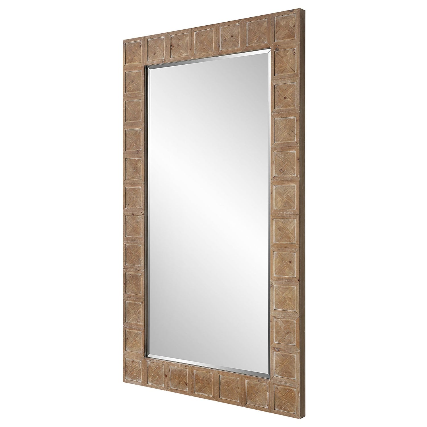 Uttermost Ranahan Rustic Farmhouse Mirror - Home Elegance USA