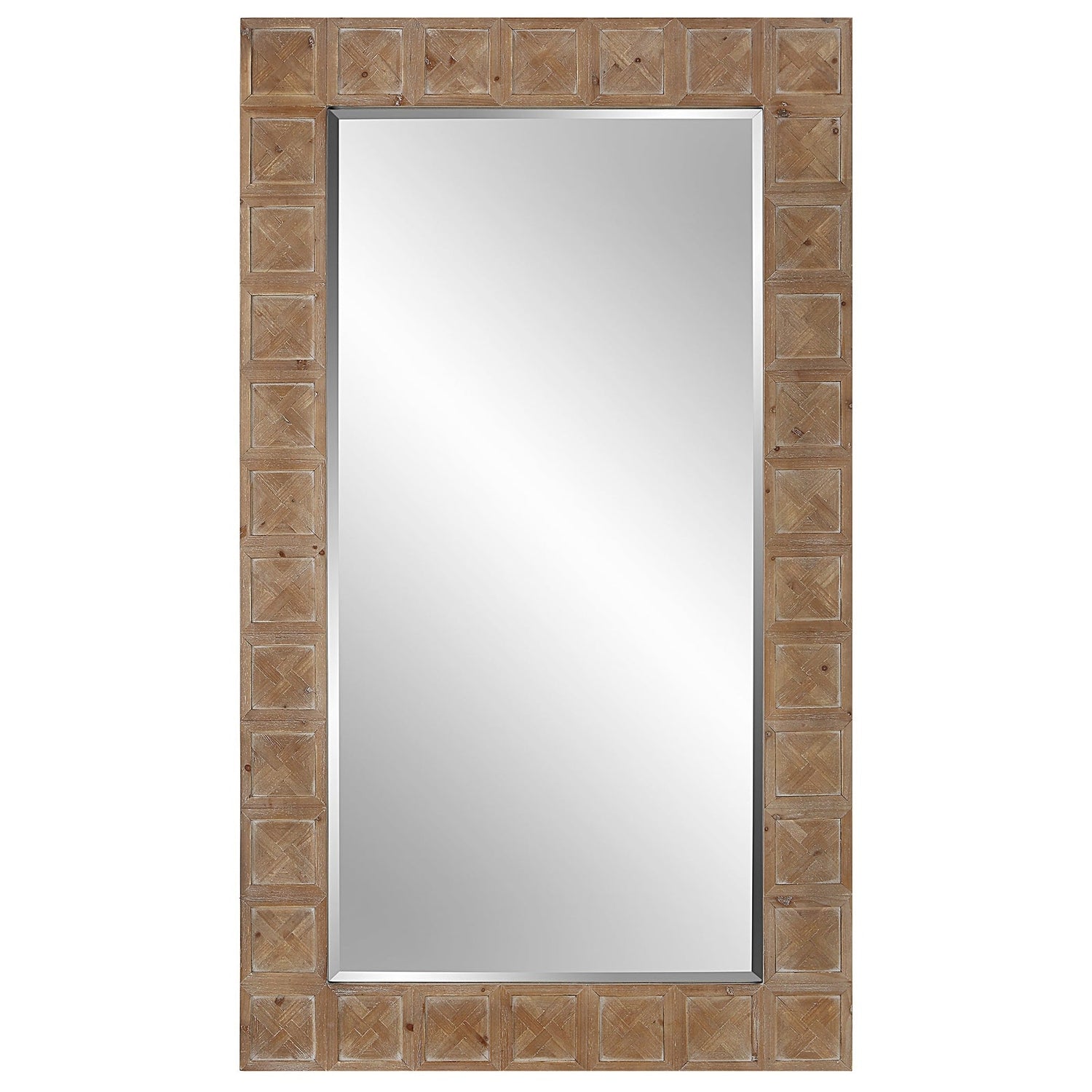 Uttermost Ranahan Rustic Farmhouse Mirror - Home Elegance USA