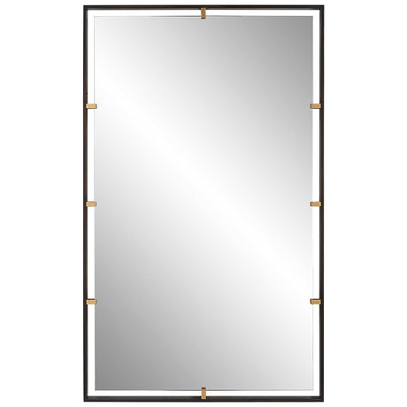 Uttermost Egon Rectangular Bronze Mirror - Home Elegance USA
