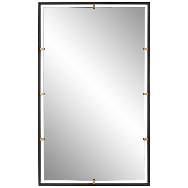 Uttermost Egon Rectangular Bronze Mirror - Home Elegance USA
