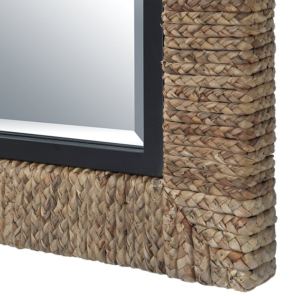 Uttermost Island Braided Straw Mirror - Home Elegance USA