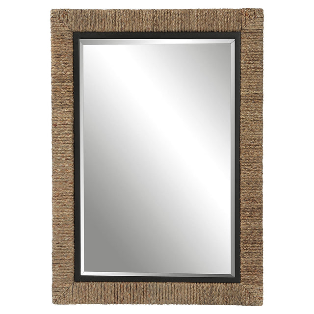 Uttermost Island Braided Straw Mirror - Home Elegance USA