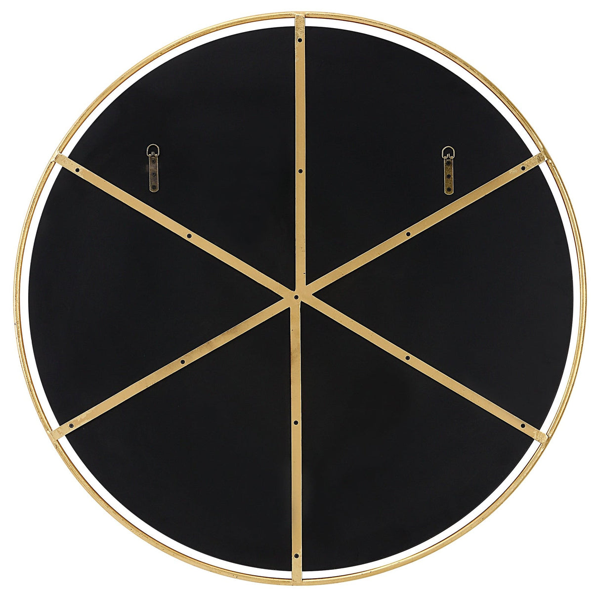 Canillo Gold Round Mirror | Uttermost | Home Elegance USA