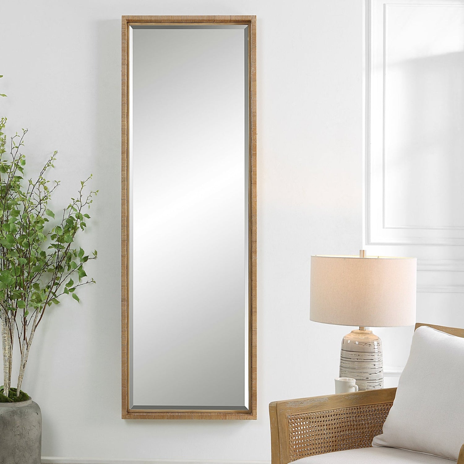 Uttermost Paradise Rattan Mirror - Home Elegance USA