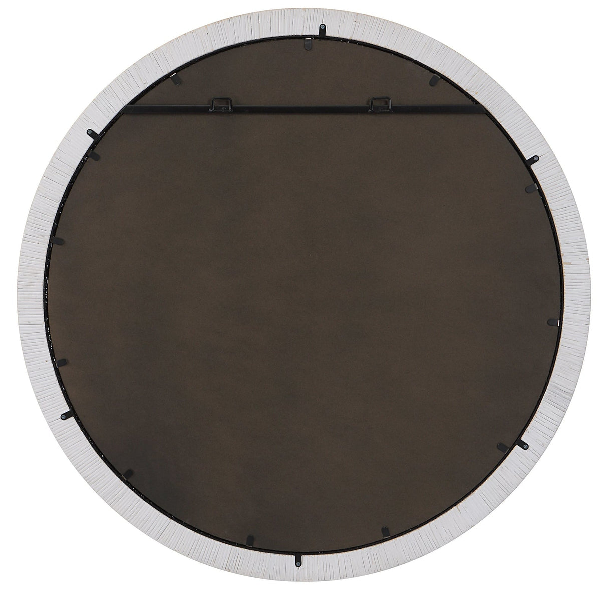 Uttermost Granada Whitewash Round Mirror - Home Elegance USA