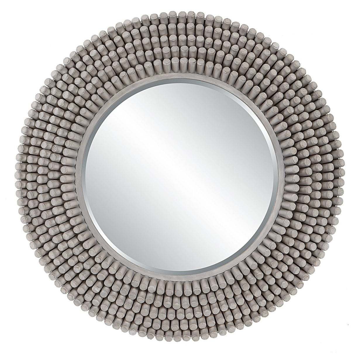 Uttermost Portside Round Gray Mirror - Home Elegance USA
