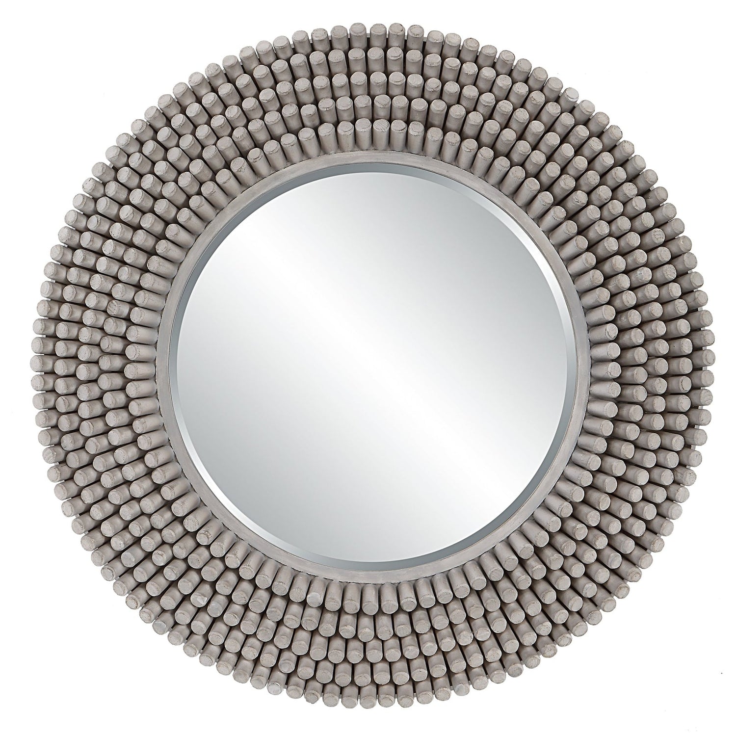 Uttermost Portside Round Gray Mirror - Home Elegance USA