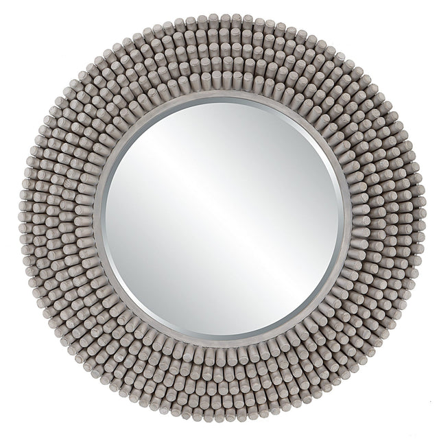 Uttermost Portside Round Gray Mirror - Home Elegance USA