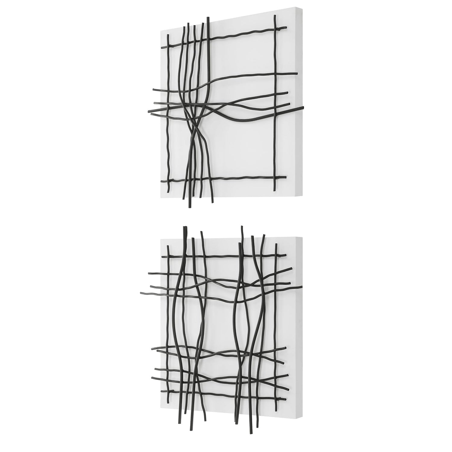 Uttermost Genesis Metal Wall Decor - Set Of 2 - Home Elegance USA