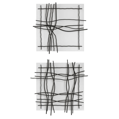 Uttermost Genesis Metal Wall Decor - Set Of 2 - Home Elegance USA