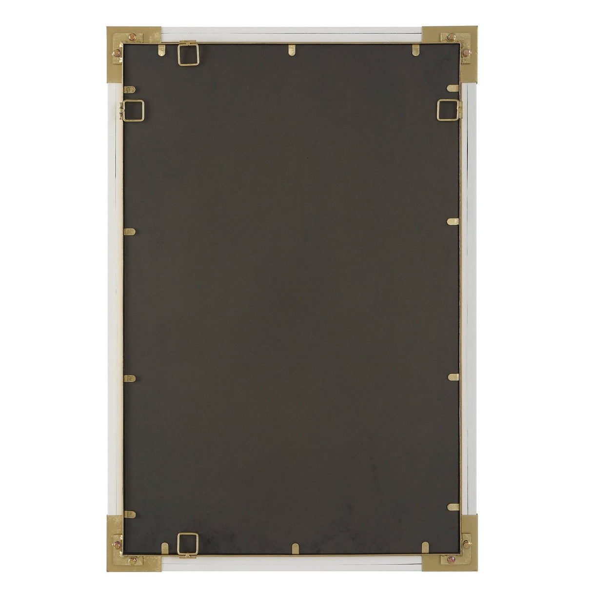 Uttermost Malik White & Gold Mirror - Home Elegance USA