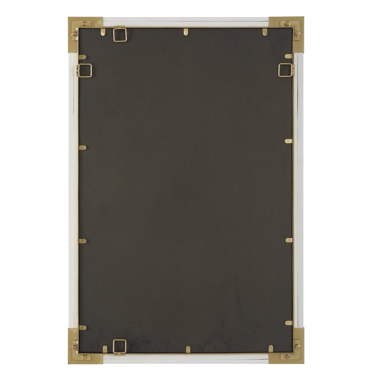 Uttermost Malik White & Gold Mirror - Home Elegance USA