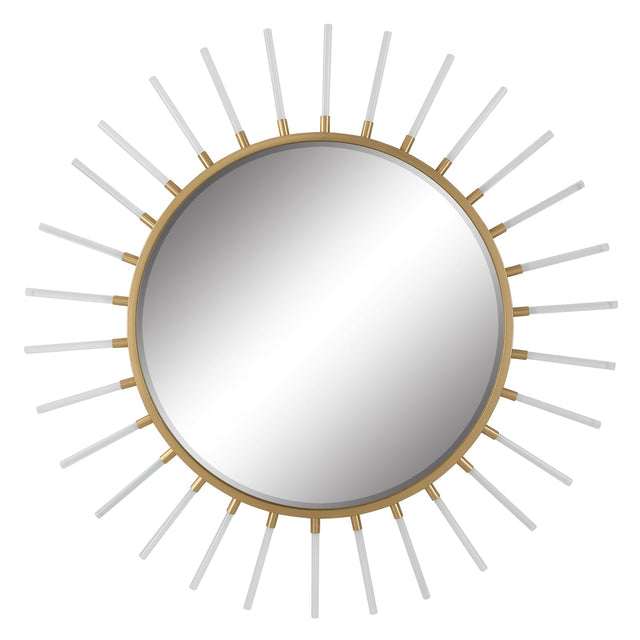 Uttermost Oracle Round Starburst Mirror - Home Elegance USA