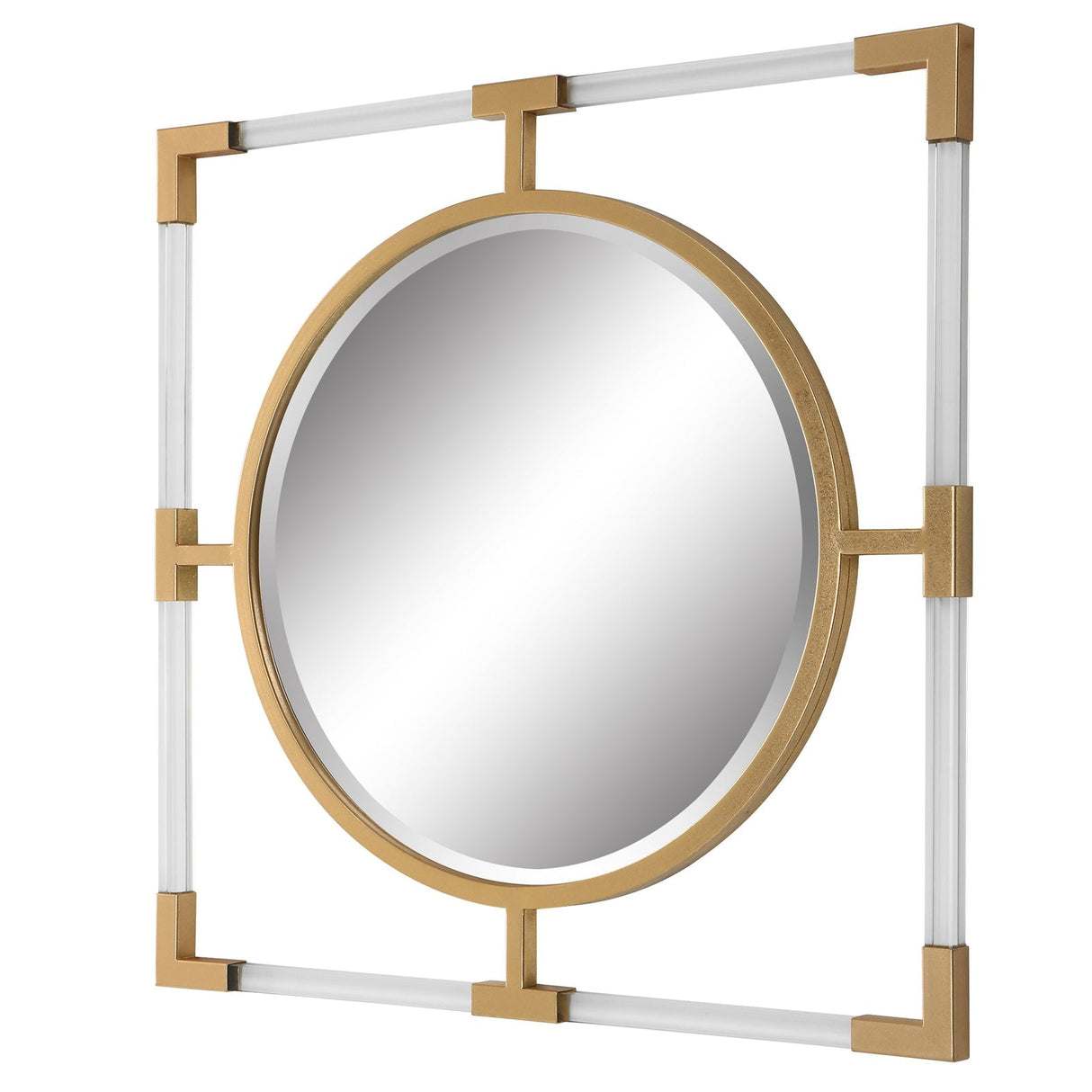 Balkan Small Gold Mirror | Uttermost | Home Elegance USA
