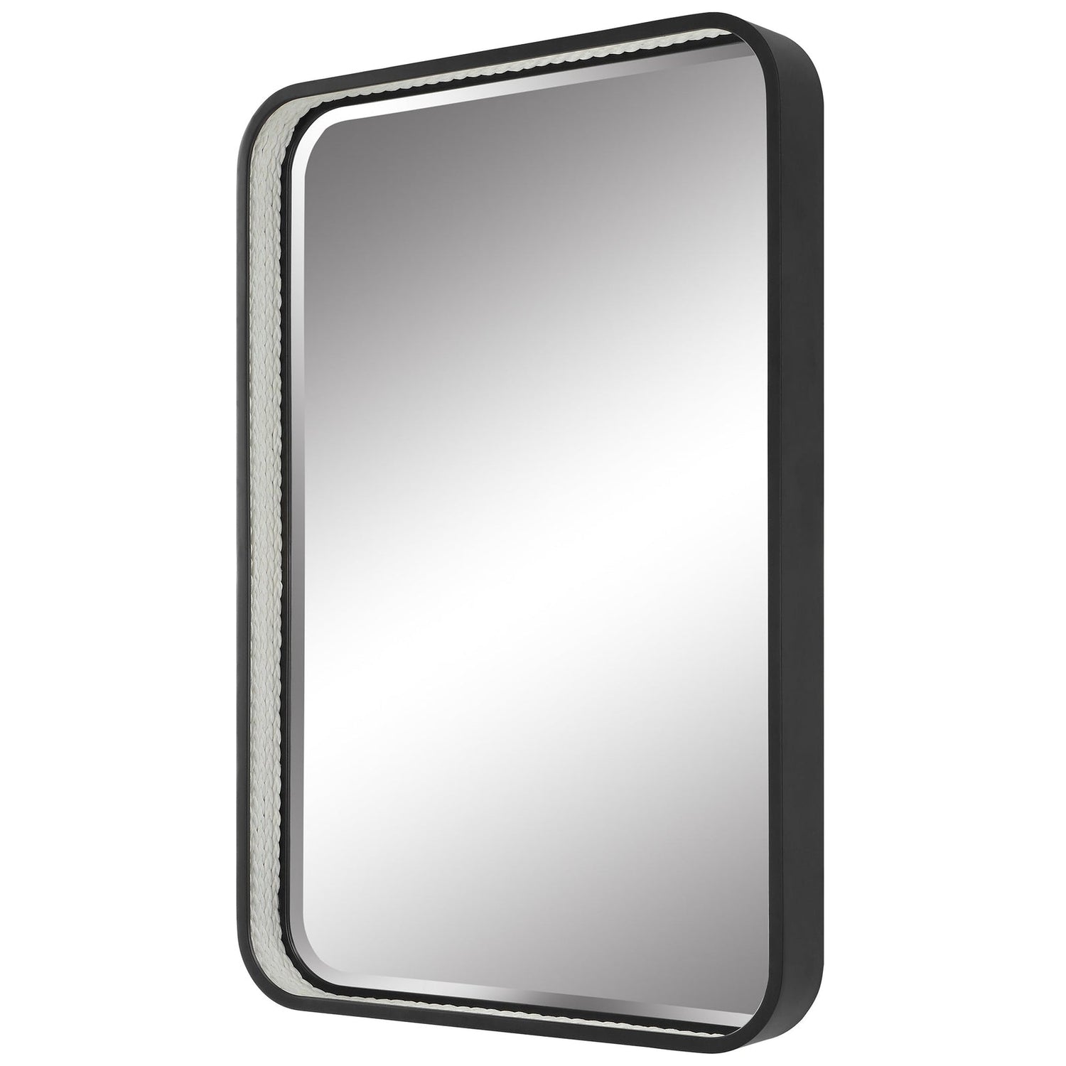 Uttermost Santa Cruz Inner White Rope Mirror - Home Elegance USA