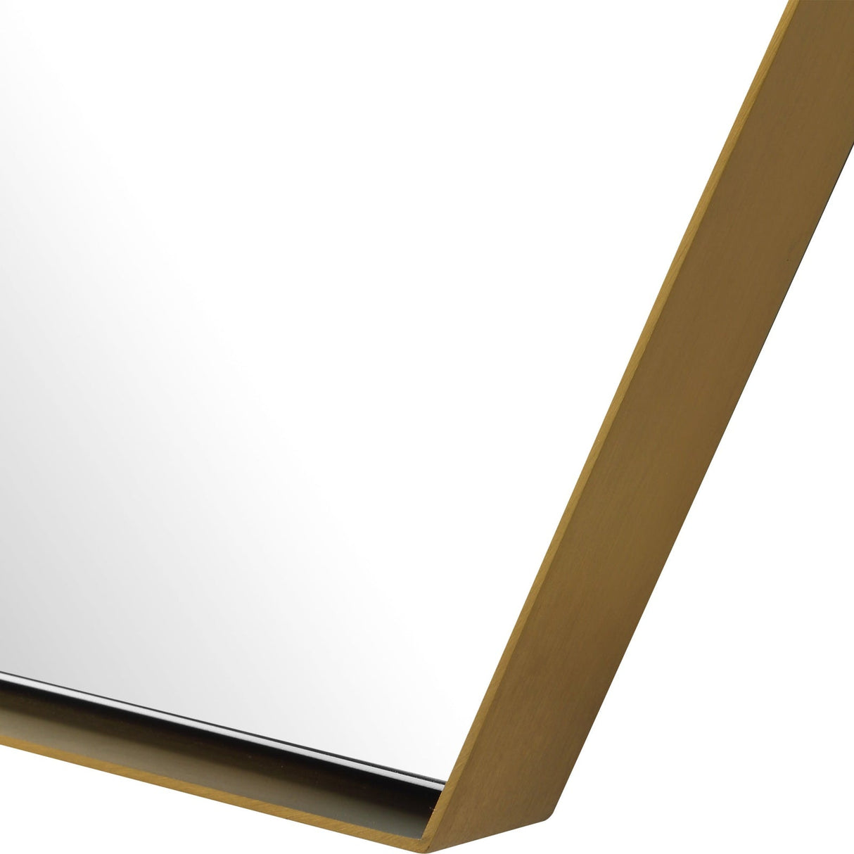 Ankara Brass Hexagon Mirror | Uttermost | Home Elegance USA
