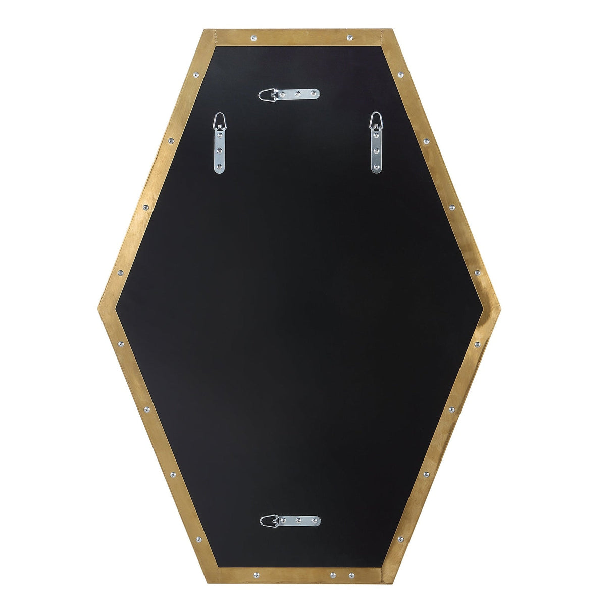 Ankara Brass Hexagon Mirror | Uttermost | Home Elegance USA