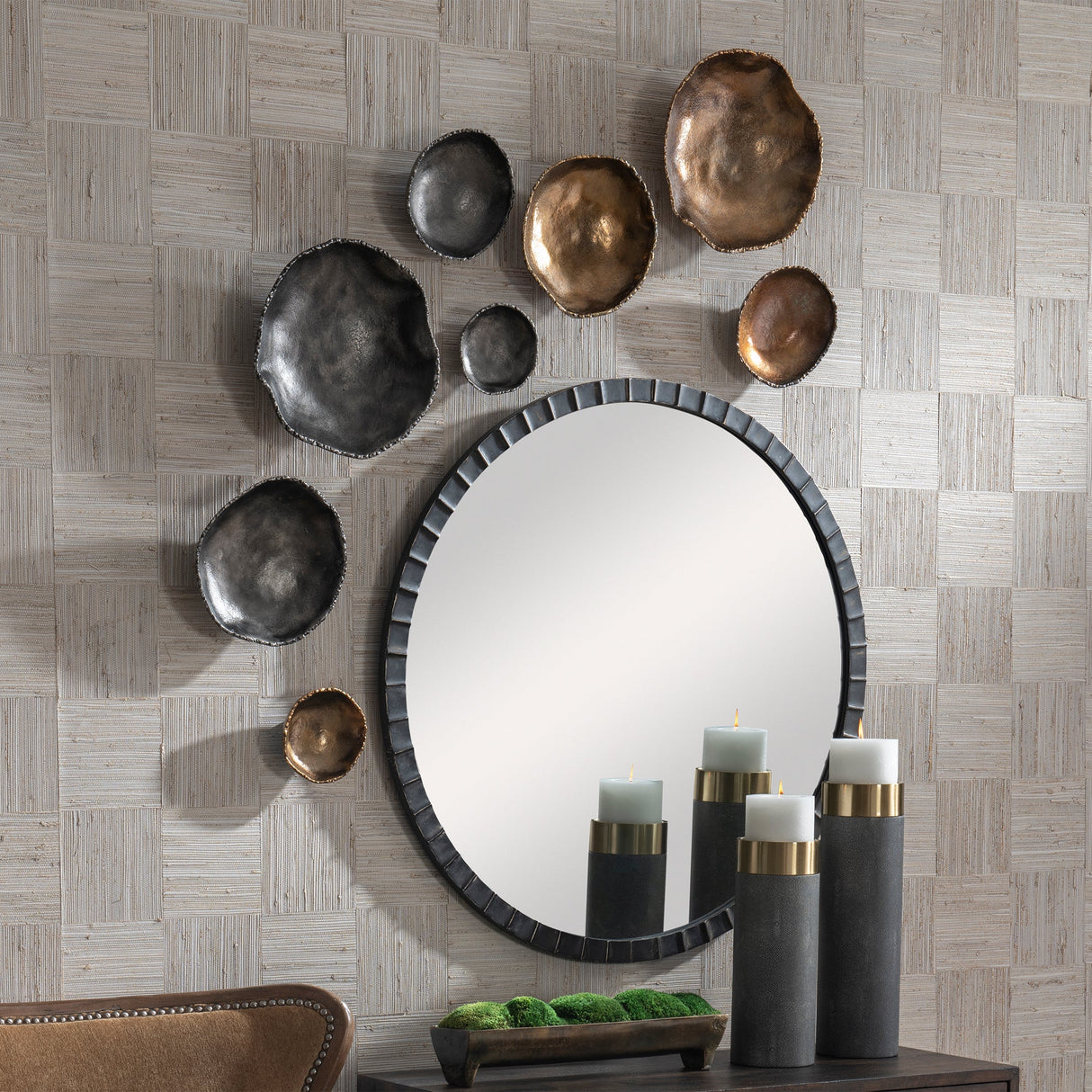 Uttermost Lucky Coins Nickel Wall Decor - Set Of 4 - Home Elegance USA