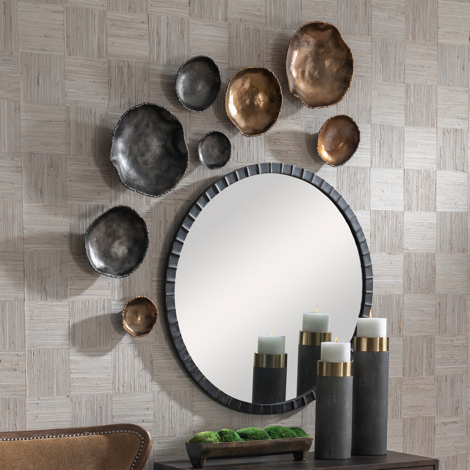 Uttermost Lucky Coins Nickel Wall Decor - Set Of 4 - Home Elegance USA