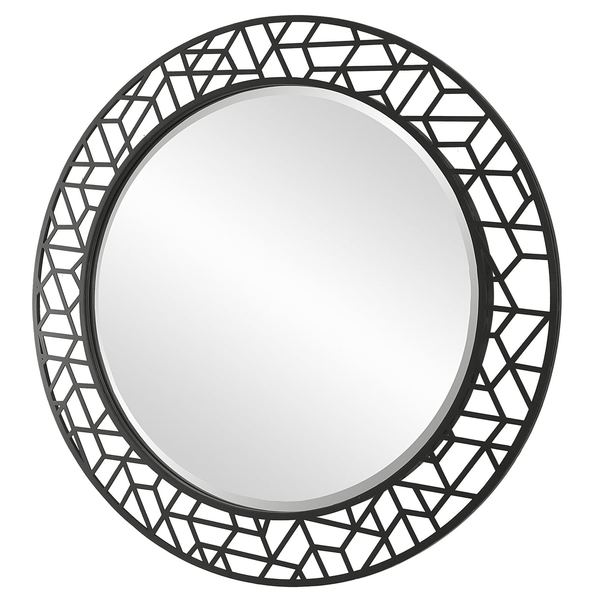 Uttermost Mosaic Metal Round Mirror - Home Elegance USA