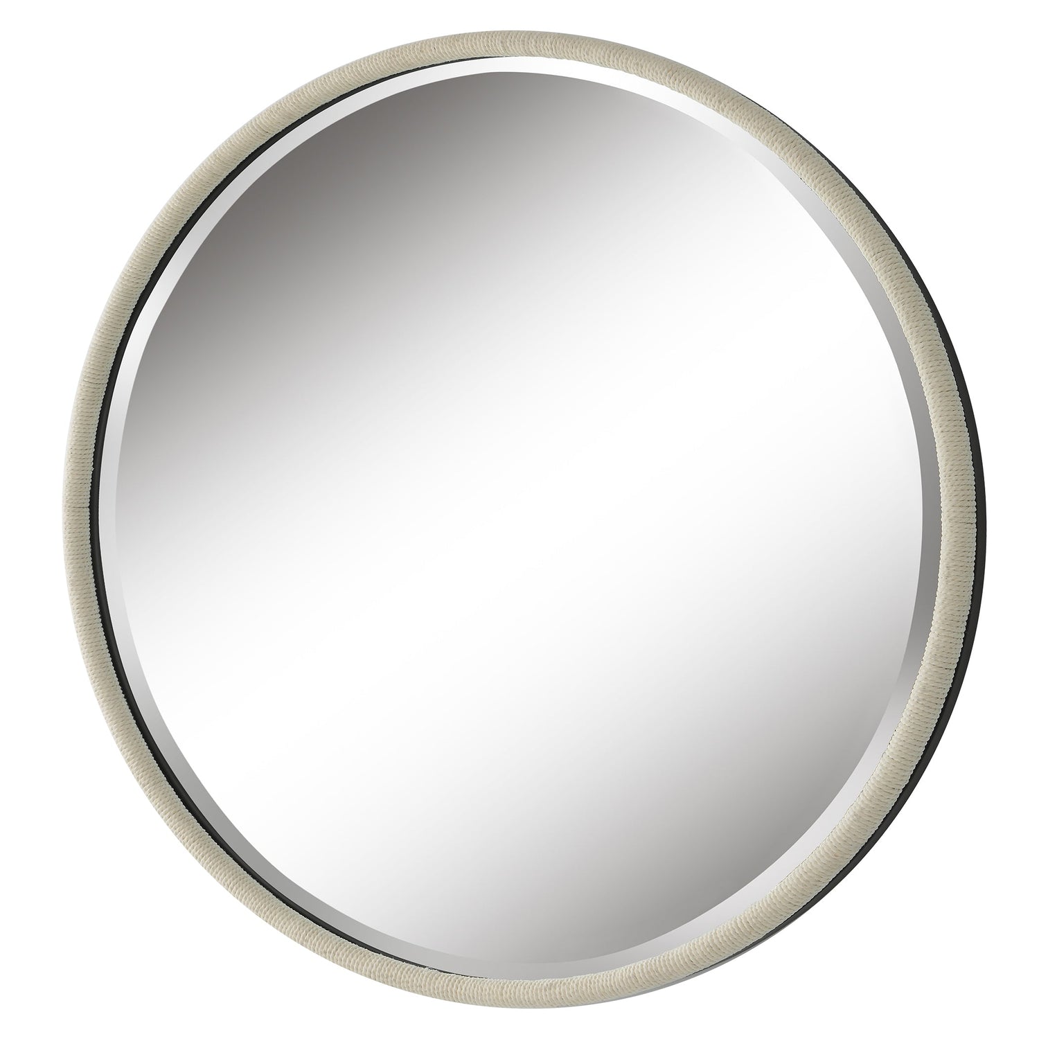 Uttermost Ranchero White Round Mirror - Home Elegance USA