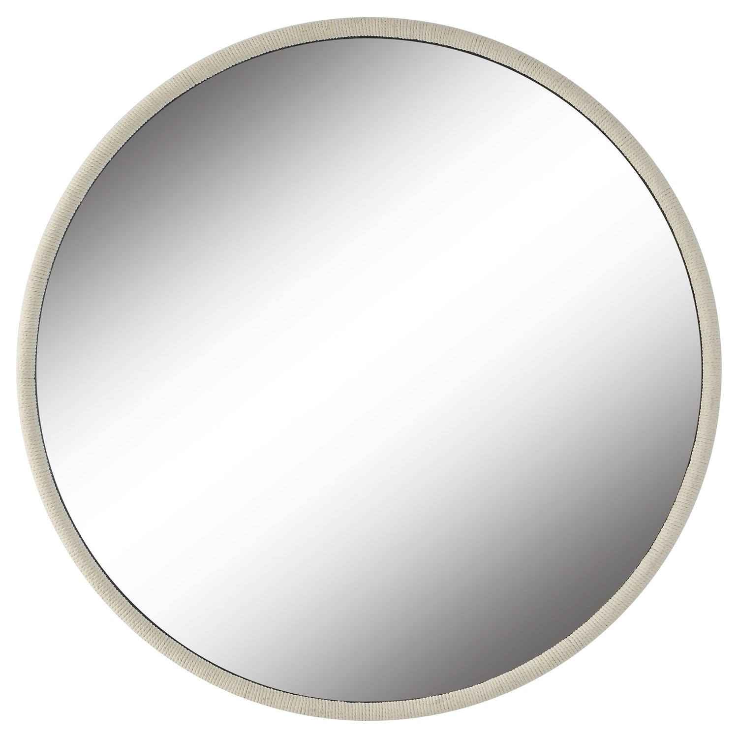 Uttermost Ranchero White Round Mirror - Home Elegance USA