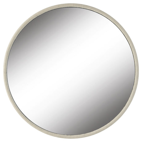 Uttermost Ranchero White Round Mirror - Home Elegance USA