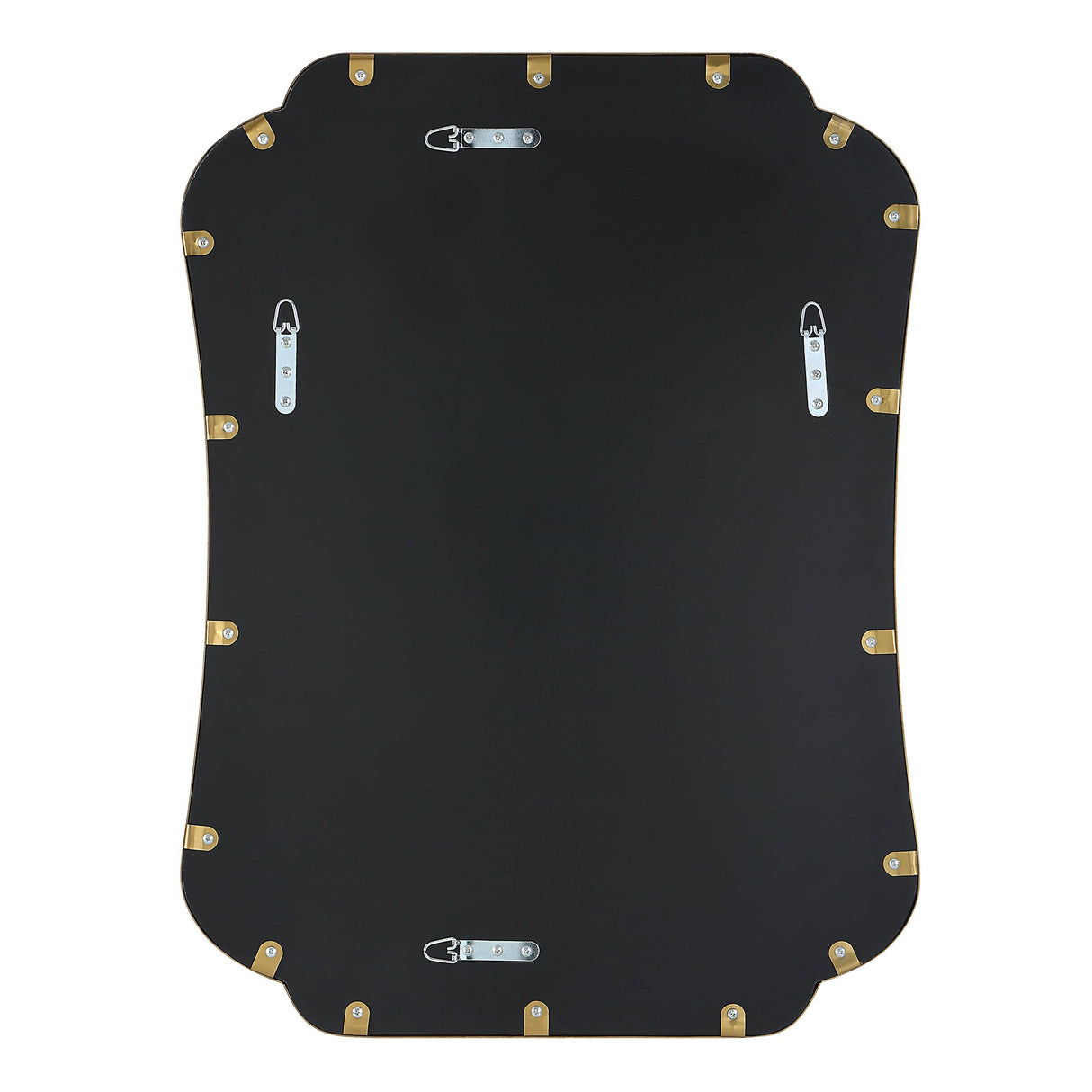 Athena Brushed Brass Mirror | Uttermost | Home Elegance USA