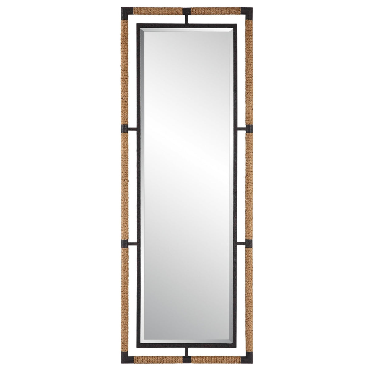 Uttermost Melville Iron & Rope Tall Mirror - Home Elegance USA