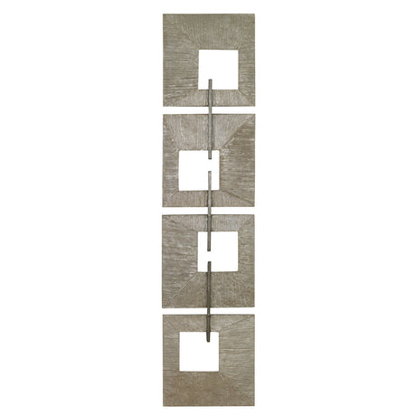 Uttermost Linked Champagne Metal Wall Decor - Home Elegance USA
