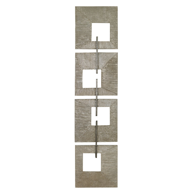 Uttermost Linked Champagne Metal Wall Decor - Home Elegance USA