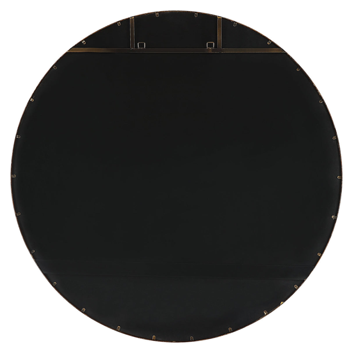 Uttermost Junius Large Gold Round Mirror - Home Elegance USA