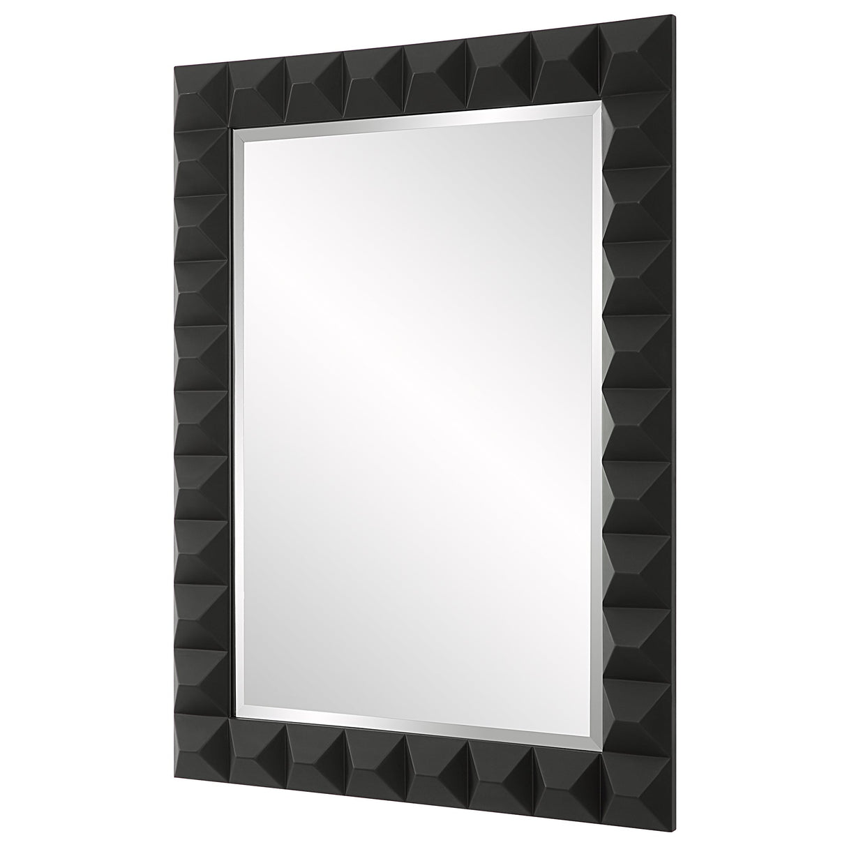 Uttermost Studded Black Mirror - Home Elegance USA