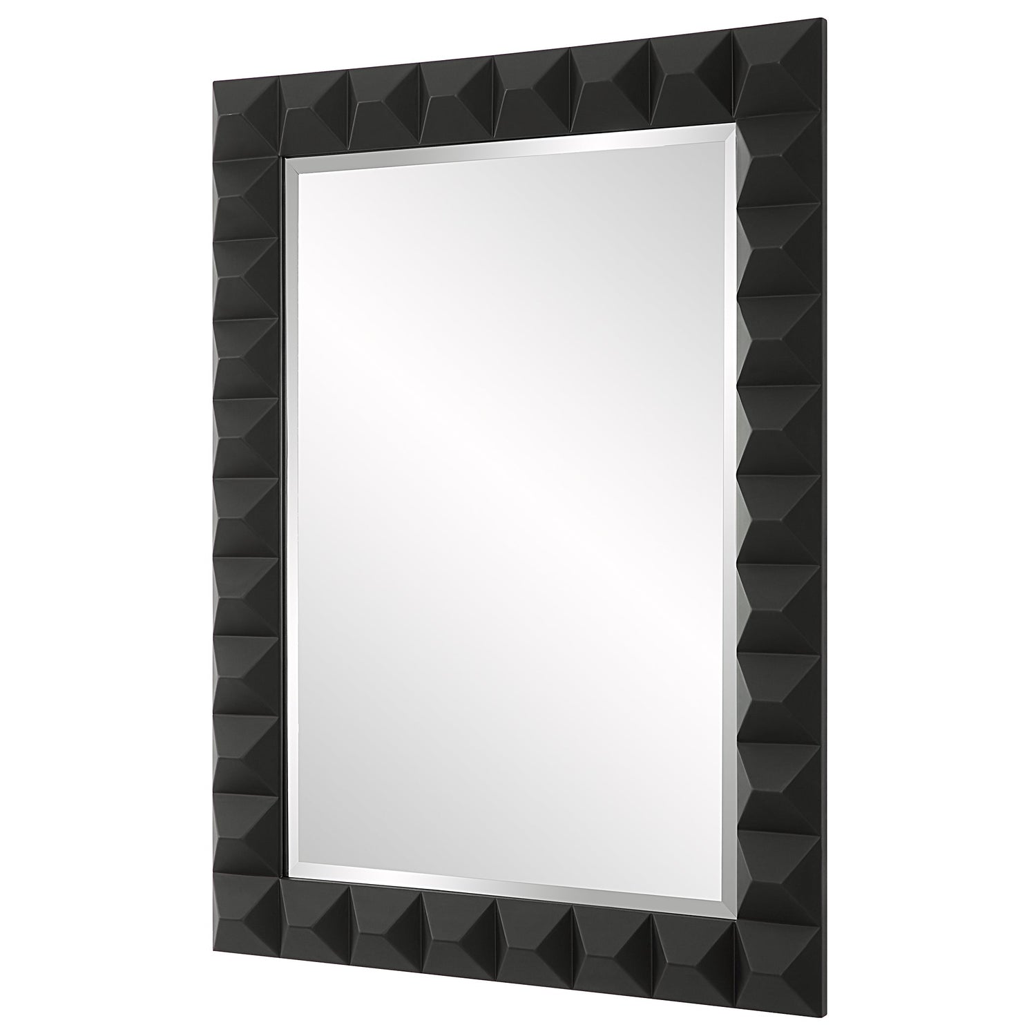 Uttermost Studded Black Mirror - Home Elegance USA