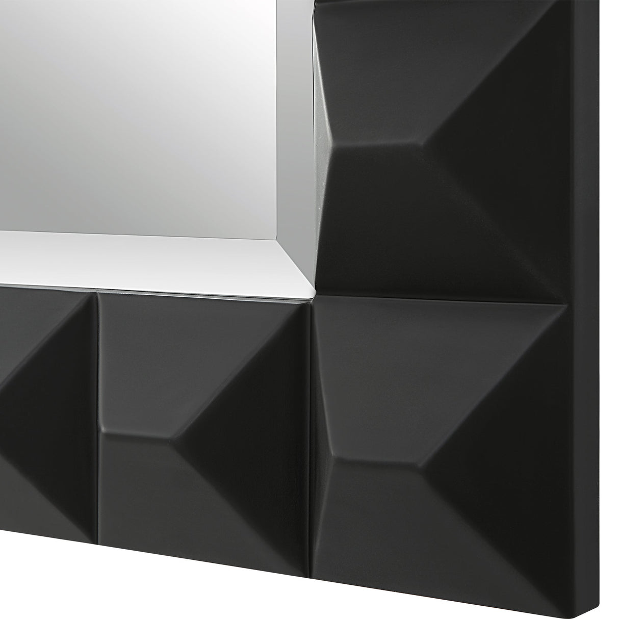 Uttermost Studded Black Mirror - Home Elegance USA