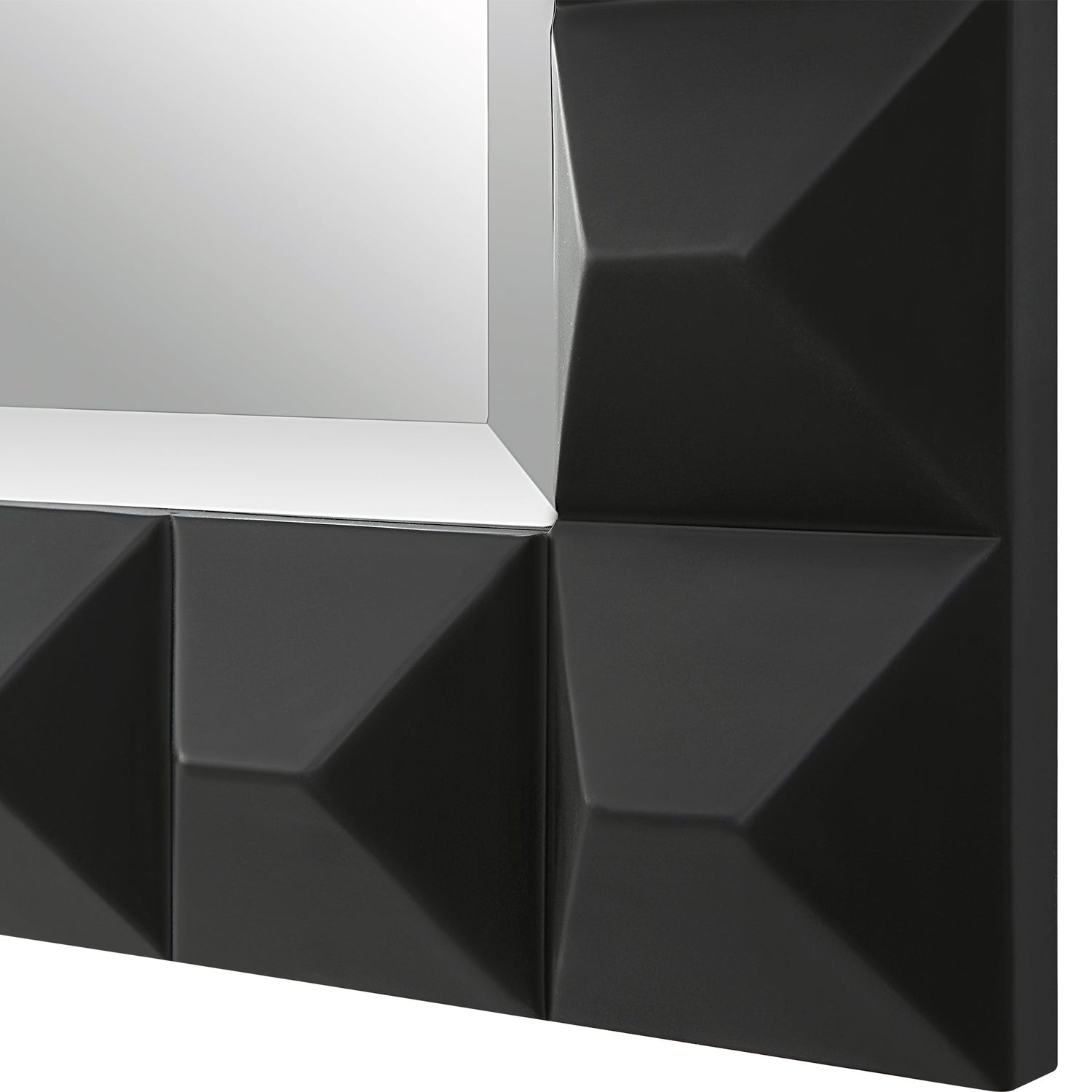 Uttermost Studded Black Mirror - Home Elegance USA