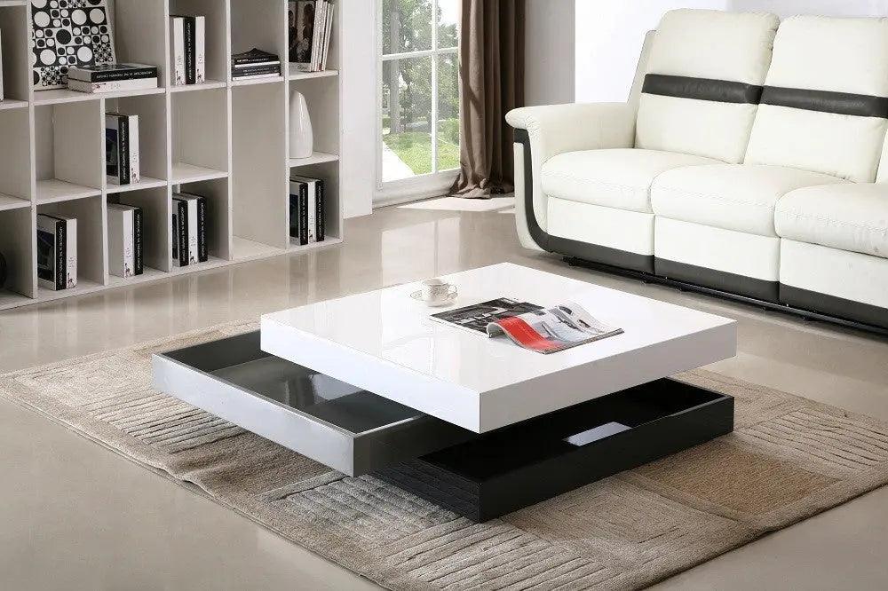 Cw01 Modern Rotary Coffee Table | J&M | Home Elegance USA