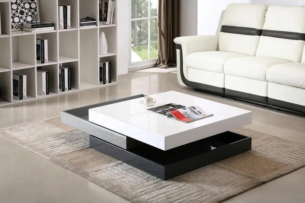 Cw01 Modern Rotary Coffee Table | J&M | Home Elegance USA