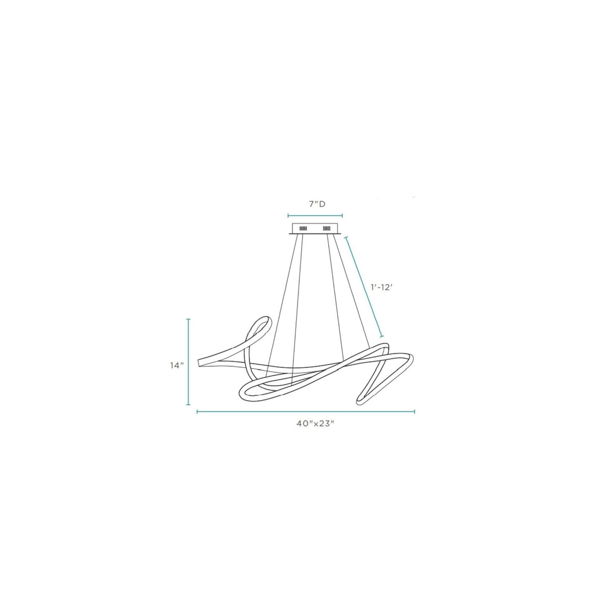 Moscow LED Chandelier // Chrome - Home Elegance USA