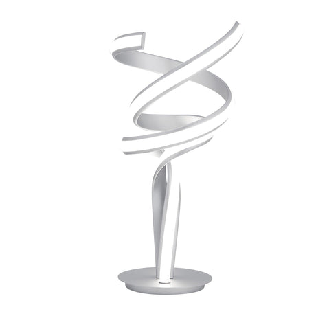 Munich Silver Table Lamp // LED Strip & Touch Dimmer - Home Elegance USA