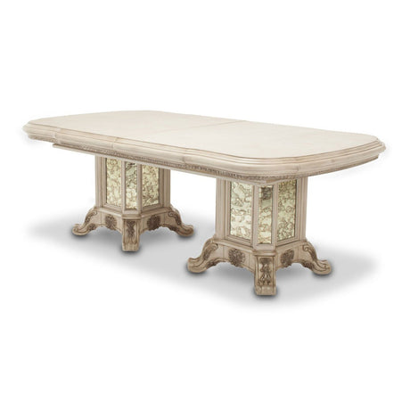Michael Amini Platine De Royale Rectangular Dining Table - Home Elegance USA