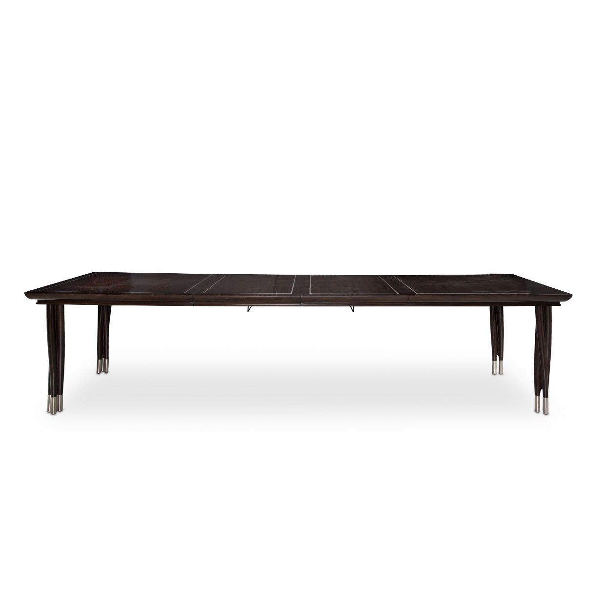 Aico Furniture - Paris Chic 13 Piece Rectangular Dining Table Set In Espresso - N9003000-409-13Set