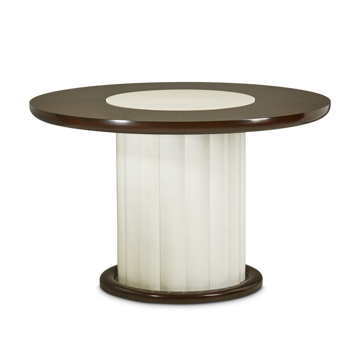 Aico Furniture - Paris Chic 48 Round Dining Table In Espresso - N9003001-409